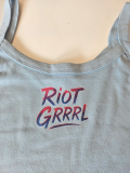 Riot Grrrl Trägertop Hellblau Riot Grrrl Trägertop Hellblau