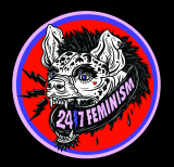 24/7 feminism Hyäne Pocketprint - Shirt