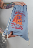Miezen gegen Catcalls - Gymbag Hellblau