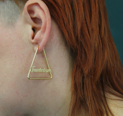 Ohrschmuck - Feminism - Gold