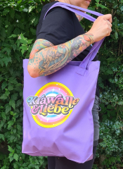 Krawalle & Liebe Stofftasche Violet